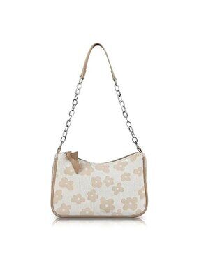 Small Shoulder Bag, Shoulder Bag Purse Shoulder Handbag with Embroidery Pattern